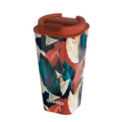 Quokka Vaso Cafe Doble Pared - Kubek plastikowy z podwójnymi ściankami 450 ml (Autumn Fall)