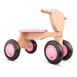 New Classic Toys - Drewniany rower balance różowy