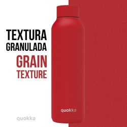 Quokka Solid -  Butelka termiczna ze stali nierdzewnej 630 ml (Quartz Lava)(Powder Coating)