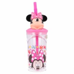Minnie Mouse - Kubek 3D ze słomką 360 ml