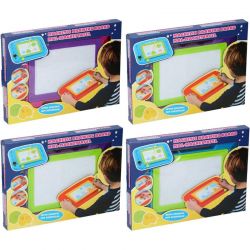 Eddy toys - Tablica magnetyczna / znikopis dla dzieci (Fioletowy)