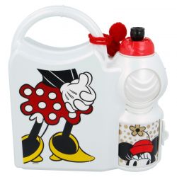 Minnie Mouse - Zestaw lunchbox i bidon 400 ml