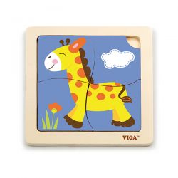 Puzzle na podkładce - Żyrafa